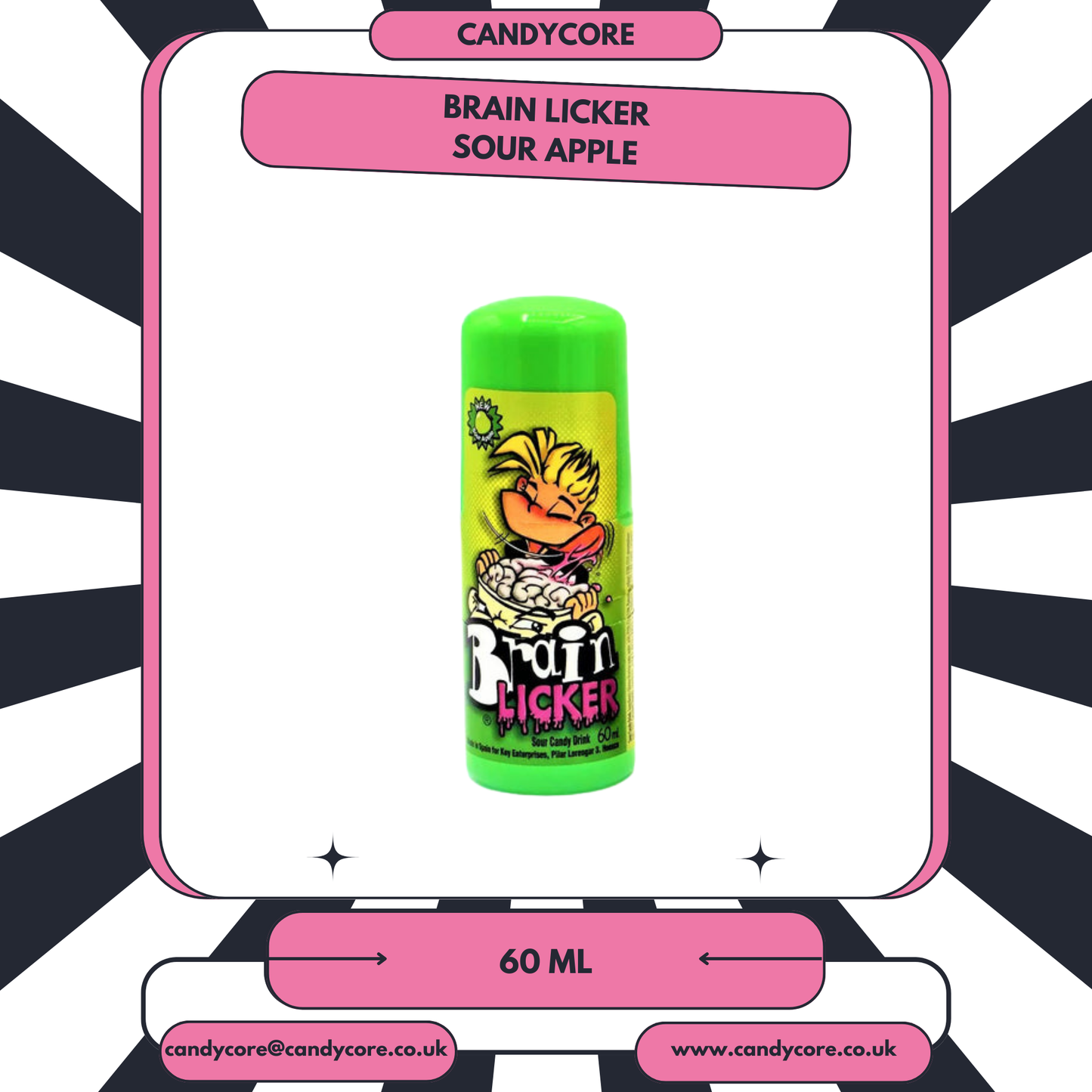 Brain Licker - Sour Apple or Black Cherry 60ml