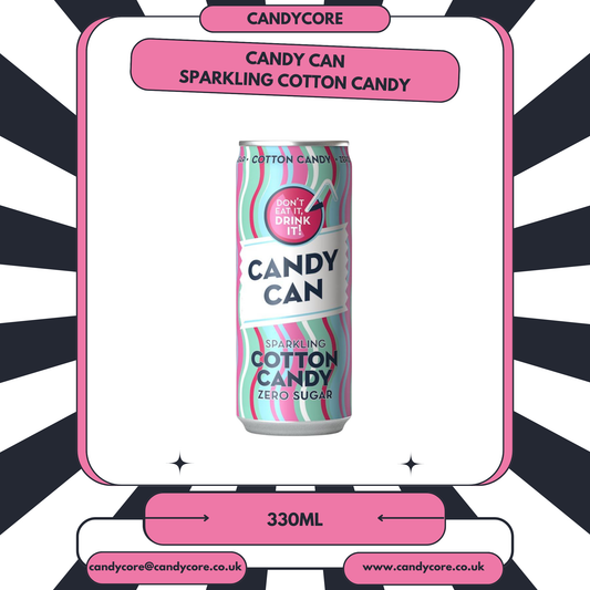 Candy Can - Sparkling Cotton Candy (Sugar Free) 330ml