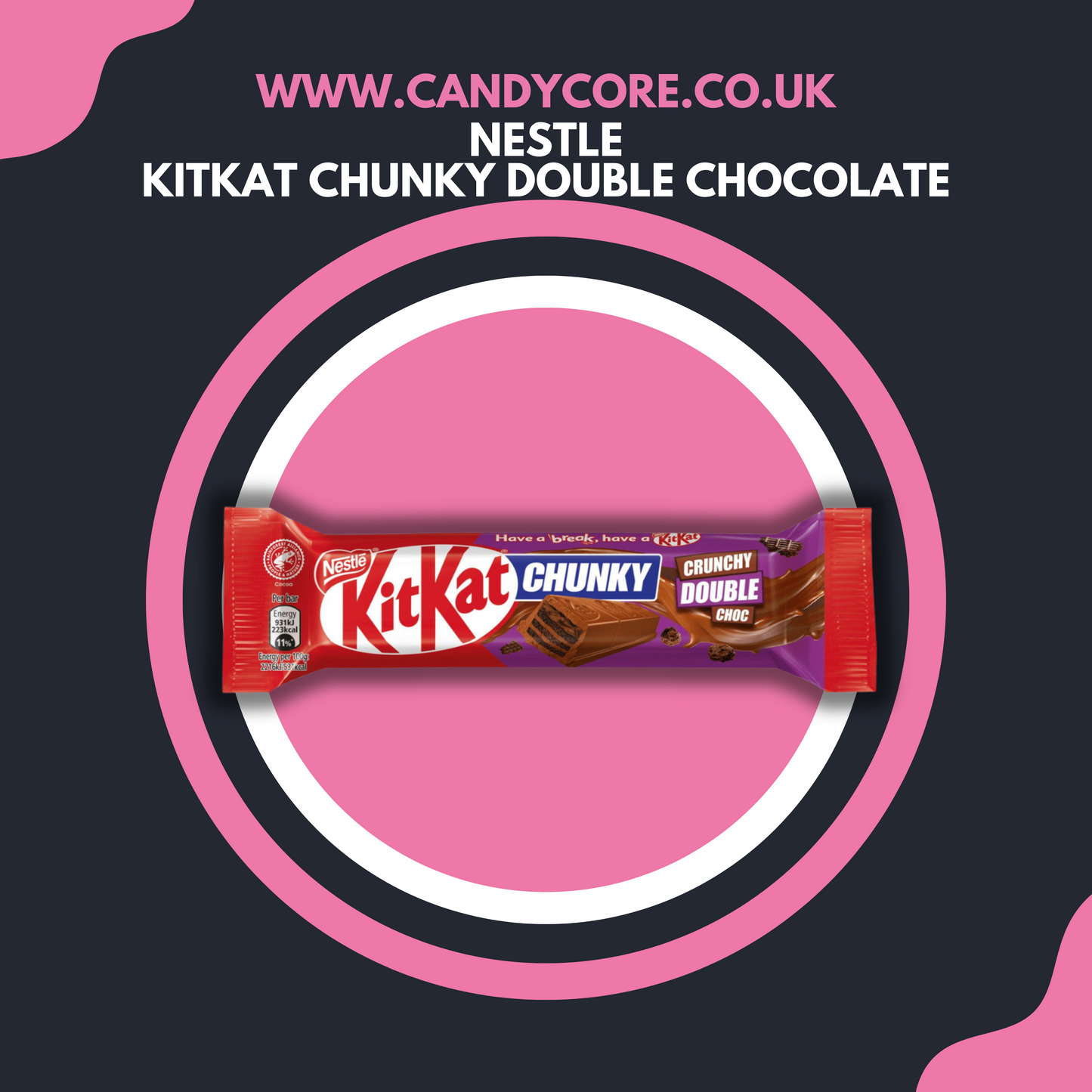 Nestle - Kit Kat Chunky Crunchy Double Chocolate 42g